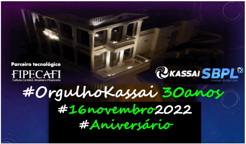 A KASSAI comemorou 30 ANOS em 16/11/2022, ajudando seu cliente com soluções que completam o ERP, desde o conceito, software, apoio até a capacitação.