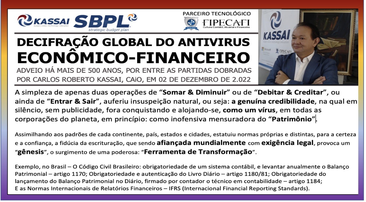 DECIFRAÇÃO GLOBAL DO ANTIVÍRUS ECONÔMICO-FINANCEIRO PARA A CRISE COM PREDOMINÂNCIA DO MERCADO FINANCEIRO, QUE CRESCE TRÊS VEZES MAIS QUE O PIB MUNDIAL [05/12/2022]