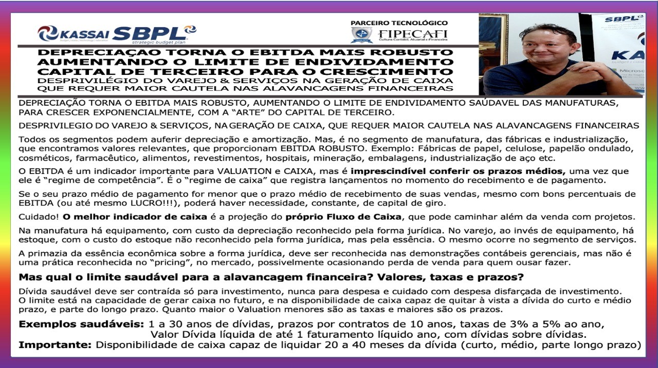 DEPRECIAÇÃO TORNA O EBITDA MAIS ROBUSTO, AUMENTANDO O LIMITE DE ENDIVIDAMENTO PARA CRESCER COM CAPITAL DE TERCEIRO. DESPRIVILEGIO DO VAREJO & SERVIÇOS [23/02/2023]