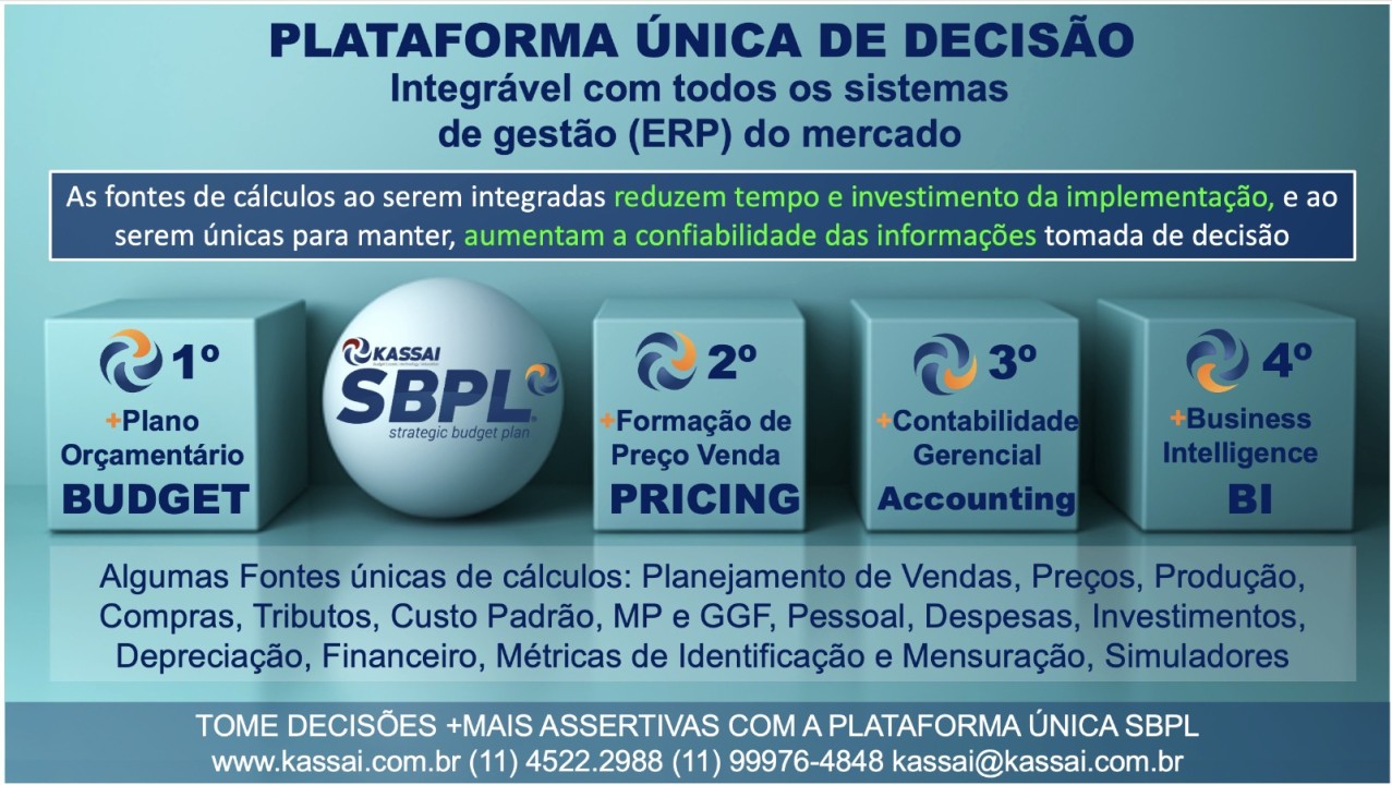 A Solução SBPL® da Kassai, aprimora os ERPs nas decisões Estratégicas